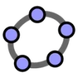 Предварительный логотип GeoGebra