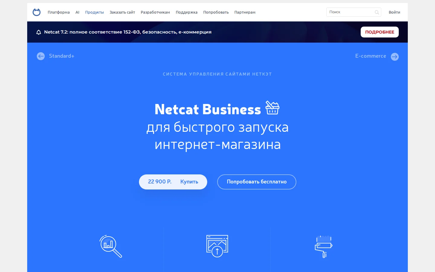 Официальная редакция Netcat Business