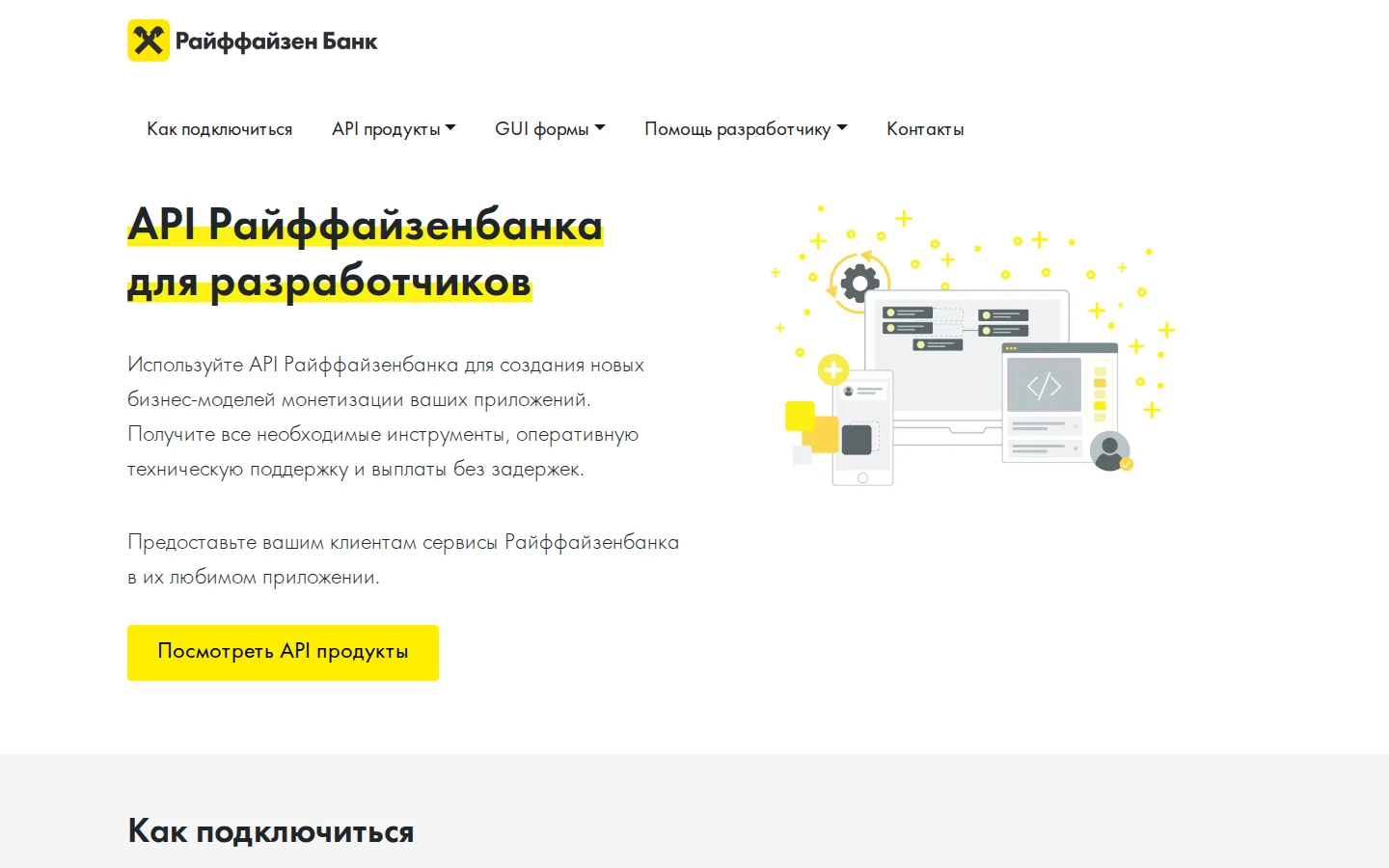 Официальный портал разработчика Райффайзен Банка