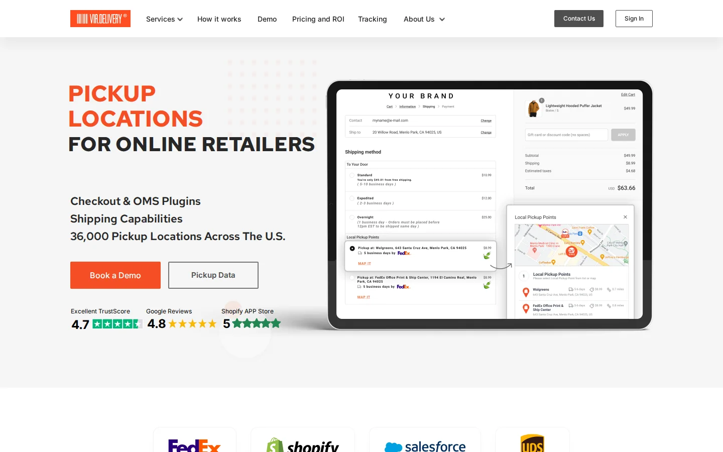 Официальная страница Via.Delivery